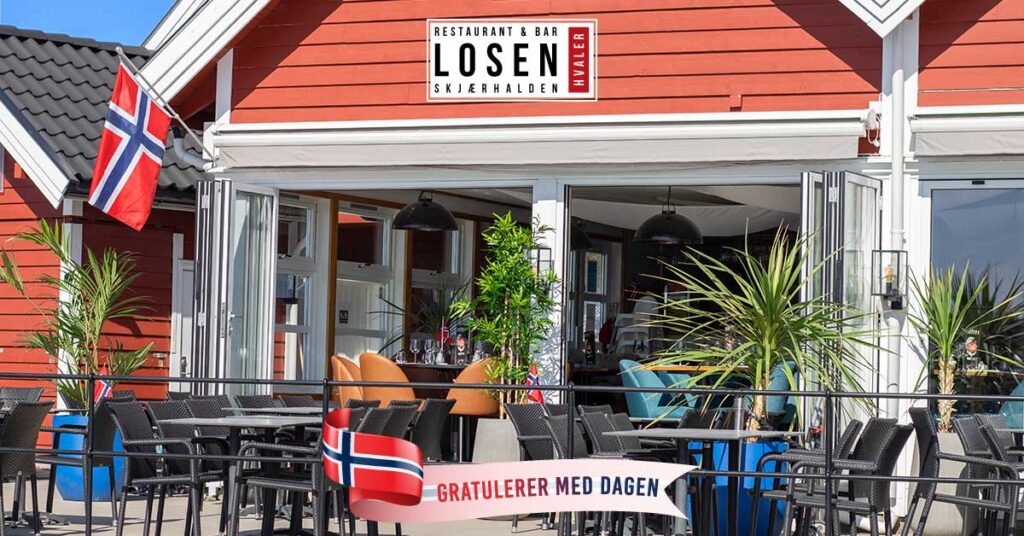 Feire 17.mai på Losen Restaurant & Bar Skjærhalden Hvaler